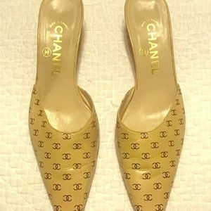 Chanel Kitty Heel Slip On